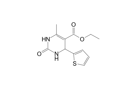 6-methyl-2-oxo-1,2,3,4-tetrahydro-4-(2-thienyl)-5-pyrimidinecarboxylic acid, ethyl ester