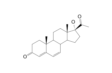 (8xi,9xi,14Xi)-17-hydroxypregna-4,6-diene-3,20-dione