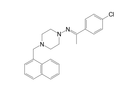 1-piperazinamine, N-[(E)-1-(4-chlorophenyl)ethylidene]-4-(1-naphthalenylmethyl)-