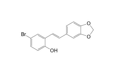 2-(3,4-Methylenedioxystyryl)-4-bromophenol