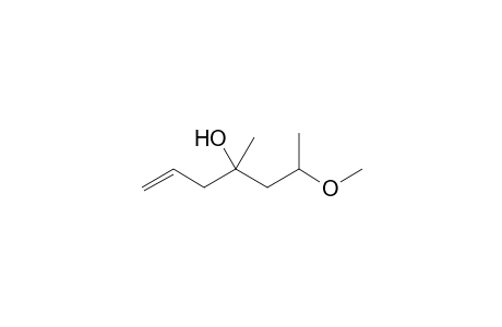 6-Methoxy-4-methyl-1-hepten-4-ol