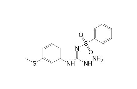 1-amino-3-[m-(methylthio)phenyl]-2-(phenylsulfonyl)guanidine
