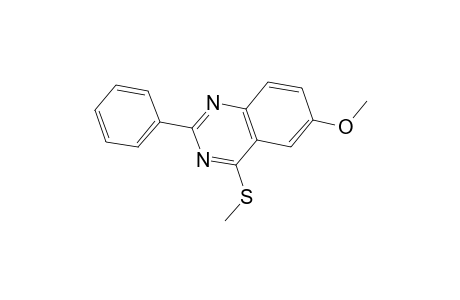 6-Methoxy-4-methylsulfanyl-2-phenyl-quinazoline