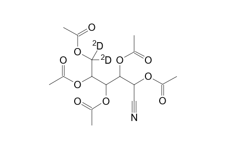 6,6-Dideuterioglucose - aldonitrile pentaacetate