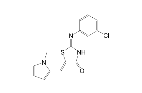 (5Z)-2-(3-chloroanilino)-5-[(1-methyl-1H-pyrrol-2-yl)methylene]-1,3-thiazol-4(5H)-one