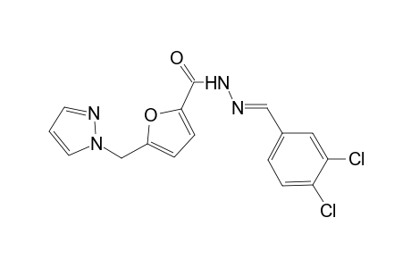 N'-[(E)-(3,4-dichlorophenyl)methylidene]-5-(1H-pyrazol-1-ylmethyl)-2-furohydrazide