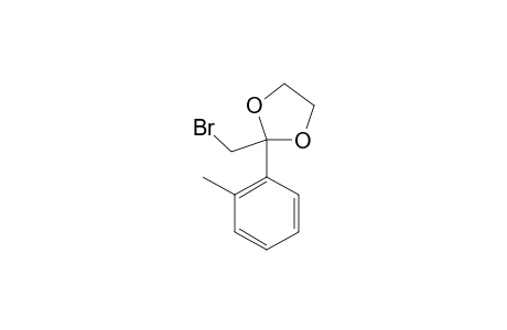 2-(Bromomethyl)-2-(2-methylphenyl)-1,3-dioxolane