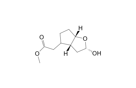 Methyl (2S,3aR,6aS)-perhydro-2-hydroxy-2H-cyclopenta[b]furan-4-acetate