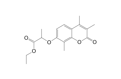 2-(3,4,8-Trimethyl-2-oxo-2H-chromen-7-yloxy)-propionic acid ethyl ester