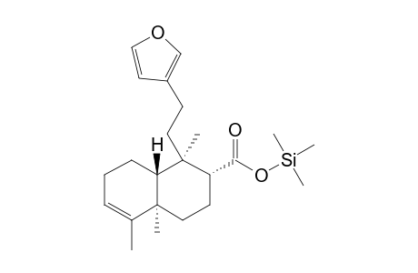 Bacchabolivic acid, tms derivative