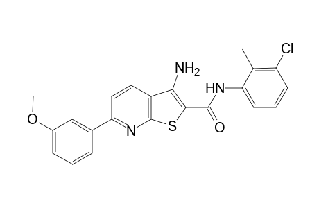 Thieno[2,3-b]pyridine-2-carboxamide, 3-amino-N-(3-chloro-2-methylphenyl)-6-(3-methoxyphenyl)-