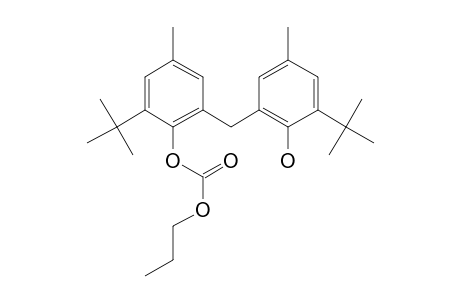 2,2'-Methylenebis(6-tert-butyl-4 methylphenol), o-(N-propyloxycarbonyl)-