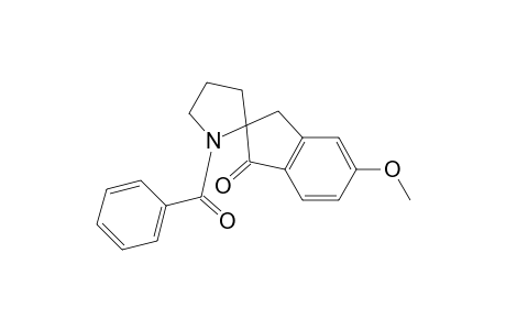 Spiro[2H-indene-2,2'-pyrrolidin]-1(3H)-one, 1'-benzoyl-5-methoxy-