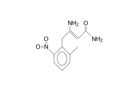 3-Amino-4-(2-methyl-6-nitro-phenyl)-crotonic amide