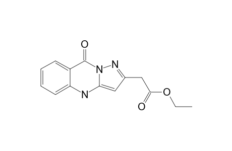 ETHYL-1,9-DIHYDRO-9-OXAPYRAZOLO-[5,1-B]-QUINAZOLINE-2-ACETATE
