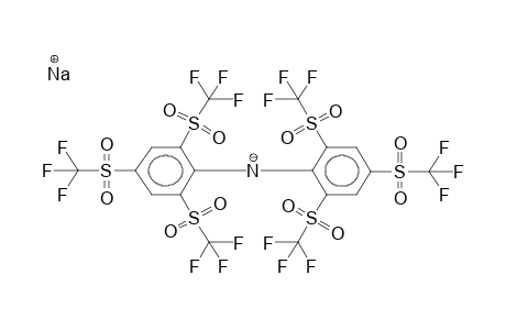 BIS[2,4,6-TRIS(TRIFLUOROMETHYLSULPHONYL)PHENYL]AMINE, SODIUM SALT