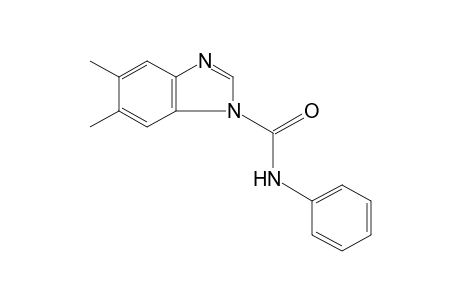 5,6-dimethyl-1-benzimidazolecarboxanilide