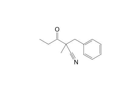 2-benzyl-2-methyl-3-oxopentanenitrile