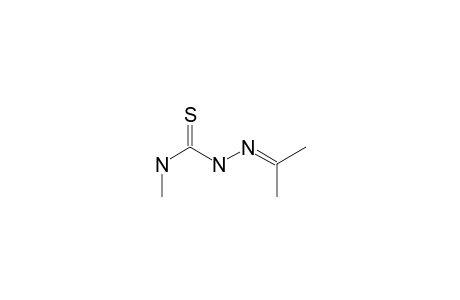 N-Methyl-2-(propan-2-ylidene)hydrazinecarbothioamide