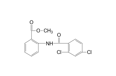 N-(2,4-dichlorobenzoyl)anthranilic acid, methyl ester