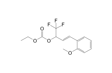 (E)-3-(o-Anisyl)-1-(trifluoromethyl)allyl ethyl carbonate