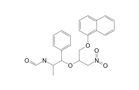 N-{1-Methyl-2-[1'-(.alpha.-naphth-1'-yloxymethyl)-2'-nitroethoxy]-2-phenylethyl}formamide