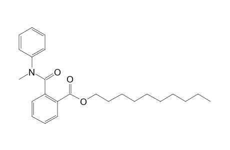 Phthalic acid, monoamide, N-methyl-N-phenyl-, decyl ester