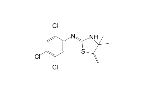 4,4-dimethyl-5-methylene-2-[(2,4,5-trichlorophenyl)imino]thiazolidine