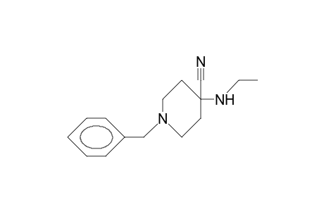 1-Benzyl-4-(ethylamino)isonipecotonitrile