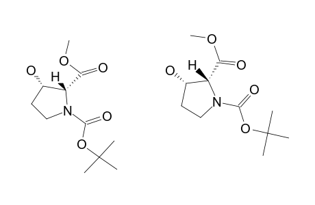 METHYL-(2R,3S)-1-(TERT.-BUTOXYCARBONYL)-3-HYDROXYPYRROLIDINE-2-CARBOXYLATE