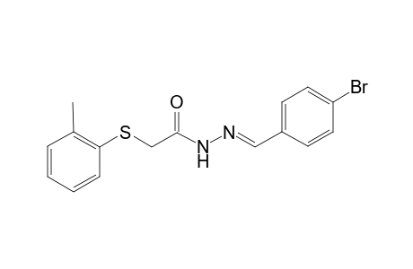 N'-[(E)-(4-Bromophenyl)methylidene]-2-[(2-methylphenyl)sulfanyl]acetohydrazide