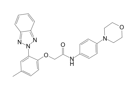 acetamide, 2-[2-(2H-1,2,3-benzotriazol-2-yl)-4-methylphenoxy]-N-[4-(4-morpholinyl)phenyl]-