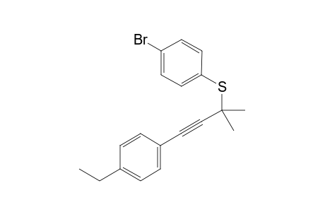 (4-Bromophenyl) [4-(4-Ethylphenyl)-2-methylbut-3-yn-2-yl] Sulfide