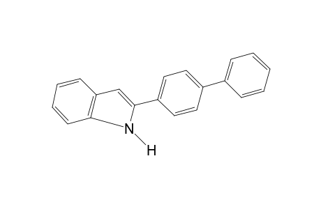 2-(p-biphenylyl)indole