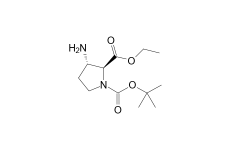 O1-tert-butyl O2-ethyl (2S,3S)-3-aminopyrrolidine-1,2-dicarboxylate