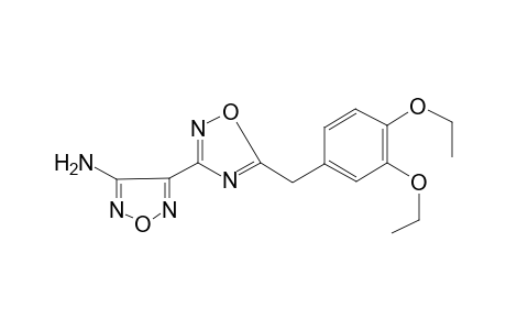 4-[5-(3,4-Diethoxy-benzyl)-[1,2,4]oxadiazol-3-yl]-furazan-3-ylamine