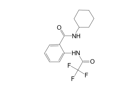 N-cyclohexyl-2-[(trifluoroacetyl)amino]benzamide