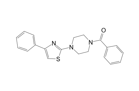 1-Benzoyl-4-(4-phenyl-1,3-thiazol-2-yl)piperazine