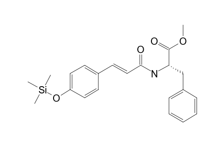 N-(4-Trimethylsilyloxycinnamoyl)-L-phenylalanine, methyl ester