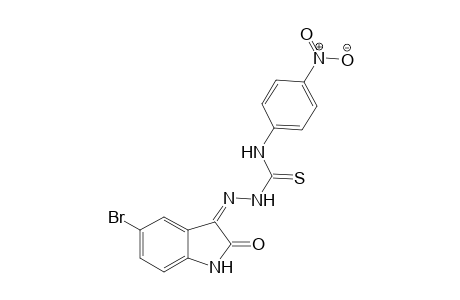 1-[(5-bromanyl-2-oxidanylidene-indol-3-yl)amino]-3-(4-nitrophenyl)thiourea