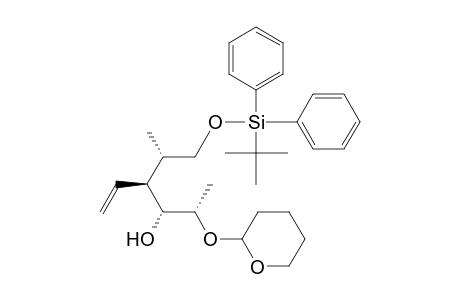 5-Hexen-3-ol, 4-[2-[[(1,1-dimethylethyl)diphenylsilyl]oxy]-1-methylethyl]-2-[(tetrahydro-2H-pyran-2-yl)oxy]-