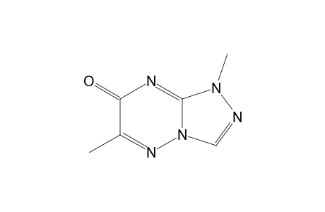 1,6-DIMETHYL-s-TRIAZOLO[4,3-b]-as-TRIAZIN-7(1H)-ONE