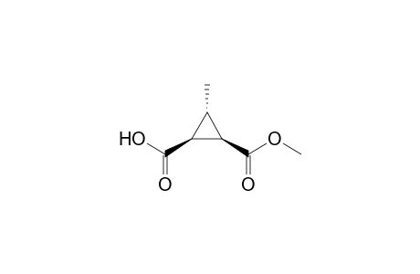 (1S,2R,3R)-2-(METHOXYCARBONYL)-3-METHYLCYCLOPROPANE-1-CARBOXYLIC-ACID