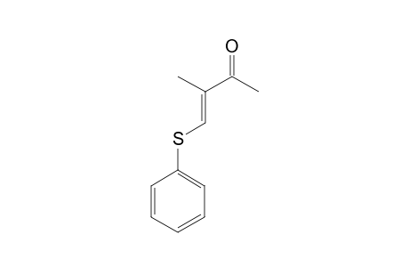 (E)-3-Methyl-4-phenylsulfanylbut-3-en-2-one