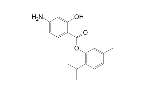 4-aminosalicylic acid, thymyl ester