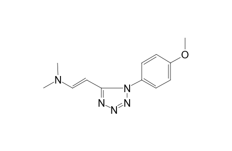 trans-5-[2-(dimethylamino)vinyl]-1-(p-methoxyphenyl)-1H-tetrazole