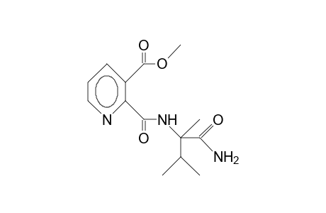 N-(1,2-Dimethyl-1-carboxamido-propyl)-3-carbomethoxy-pyridine-2-carboxamide