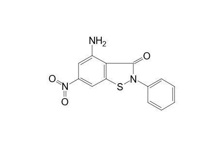 1,2-Benzisothiazol-3(2H)-one, 4-amino-6-nitro-2-phenyl-