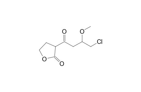 3-(4-chloro-3-methoxybutanoyl)oxolan-2-one
