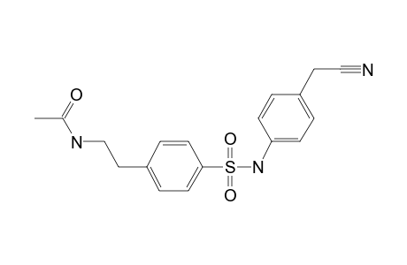 Acetamide, N-[2-[4-(4-cyanomethylphenylsulfamoyl)phenyl]ethyl]-